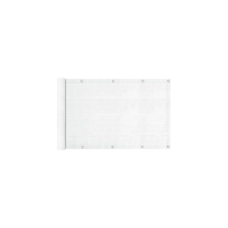 Grasher Διαχωριστικό Σκίασης Λευκό 6x0.75m 160gr/m²