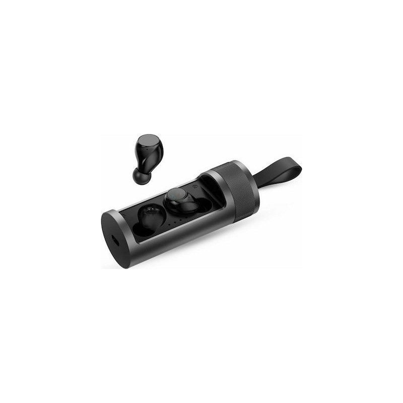 NOD Soundtube In-ear Bluetooth Handsfree Ακουστικά με Θήκη Φόρτισης Γκρι