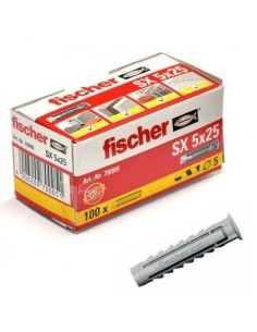 Fischer 70005 Νάιλον Βύσμα SX 5X25 100/ΑΔΑ