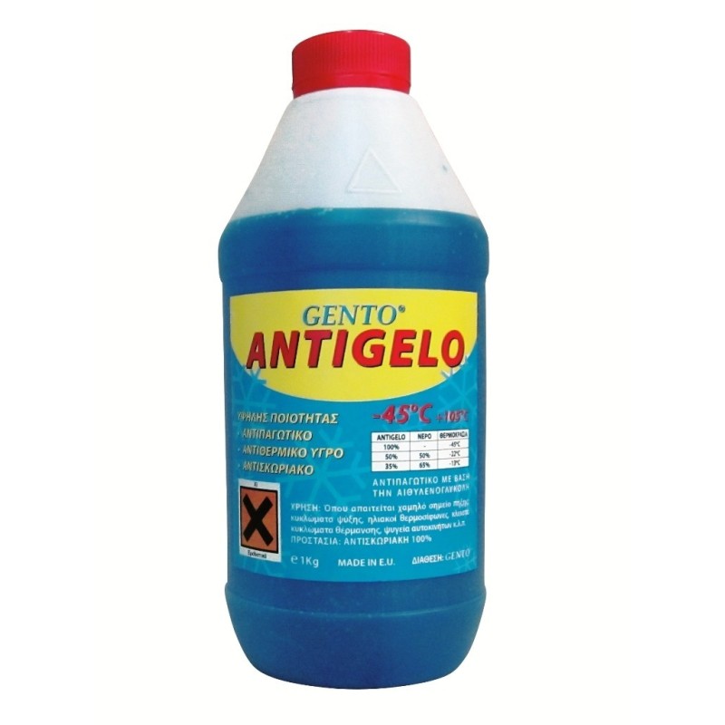 Αντιπαγωτικό αντιψυκτικό υγρό ANTIGELO 1ltr