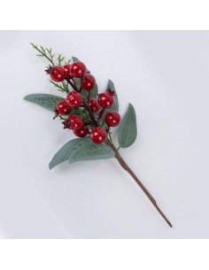 ΠΙΚΑΚΙ ΜΕ ΚΟΚΚΙΝΑ BERRIES ΚΑΙ ΧΙΟΝΙΣΜΕΝΑ ΦΥΛΛΑ, 21cm