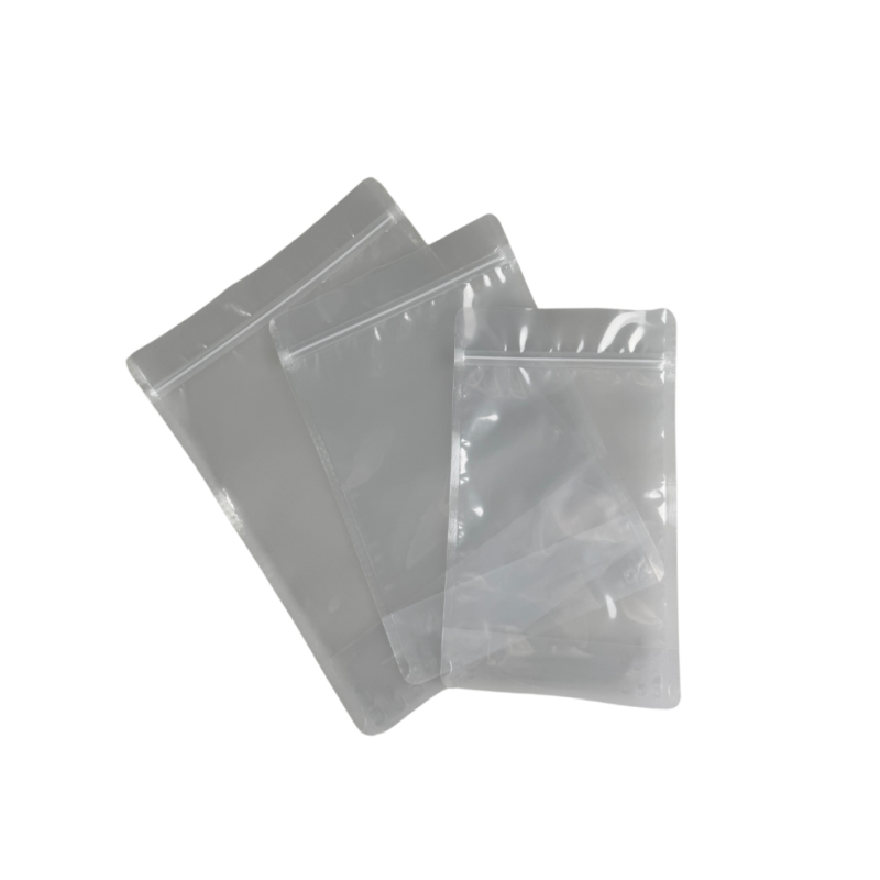 Doypack Σακουλάκι Τροφίμων Διαφανές με Ziplock 20x10x30cm 1000gr 100ΤΜΧ