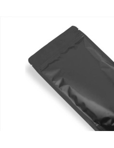 Σακουλάκι Τροφίμων Μαύρο Doypack Ziplock 16x8x24+3cm 500gr 100τμχ