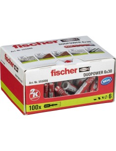 Πλαστικό Βύσμα Fischer DuoPower 6x30mm 555006 100τμχ