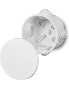 Eurolamp Ηλεκτρολογικό Κουτί Εξωτερικής Τοποθέτησης IP55 σε Λευκό Χρώμα