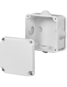 Eurolamp Ηλεκτρολογικό Κουτί Εξωτερικής Τοποθέτησης IP55 σε Λευκό Χρώμα