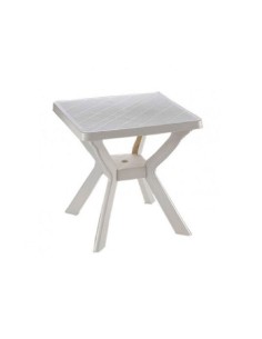 Τραπέζι Πλαστικό Τετράγωνο ΣΚΙΑΘΟΣ - 70x70x70cm Λευκό