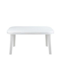 Τραπέζι Πλαστικό Ορθογώνιο ΜΥΚΟΝΟΣ - 140x85x75cm Λευκό