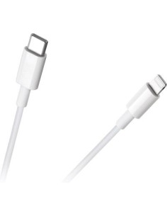 Καλώδιο USB C – Lightning 1m Rebel λευκό